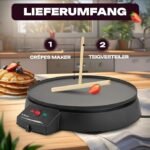 Bomann CM 2221 CB Crêpière 900 W Noir – Image 7