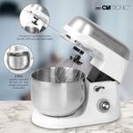 Robot Pétrin Multifonctions 1000W 5L Clatronic KM 3709 – Image 3