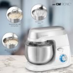 Robot Pétrin Multifonctions 1000W 5L Clatronic KM 3709 – Image 4