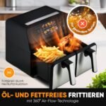 ProfiCook® Friteuse à air chaud | 2 compartiments | 8 litres (2x4 L) | Double – Image 6