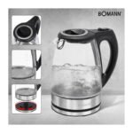 Bomann Bouilloire électrique en verre 1,5L 2200W – Image 3