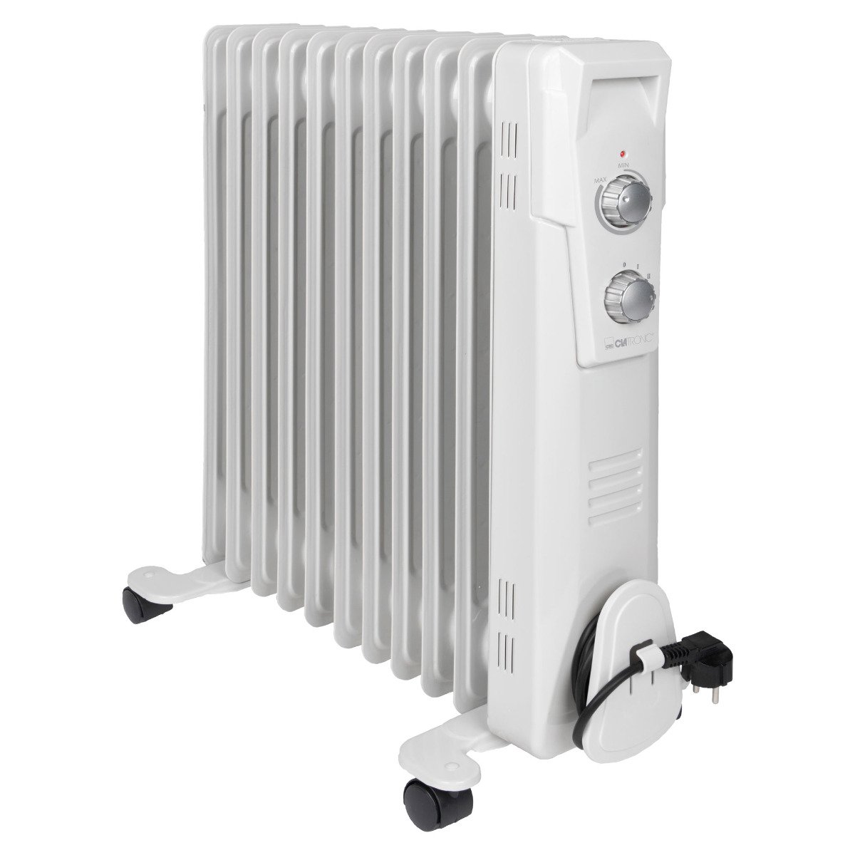ra_3737_01_72_notest.jpg Radiateur bain d'huile 11R 2300W Clatronic Clatronic RA 3737 Blanc – Image 1