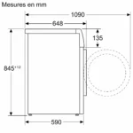 Lave-linge Bosch Series 8 WGB2560XME - 10kg - 1600 tr/min – Image 11