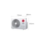 Climatiseur LG D24AKH0-SW2 - 24000 BTU - Dual Inverter - T3 Compressor™ - WiFi – Image 9